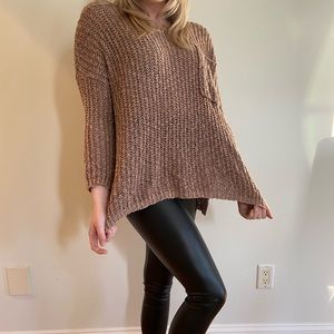 Free People Brown Sweater